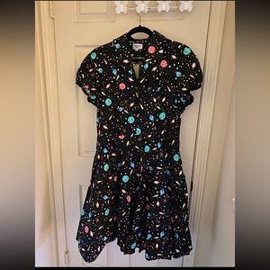 Unique Vintage Magnolia Place Space galaxy dress